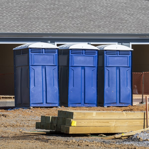 are there any restrictions on what items can be disposed of in the porta potties in Laurens